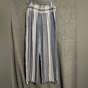 Maurices Plaid Blue and White Fabric